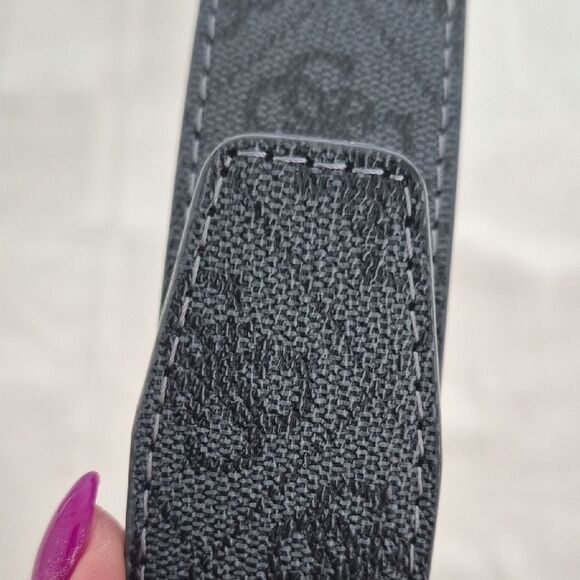 Guess Black Belt with Gold Logo Buckle - Picture 14 of 16